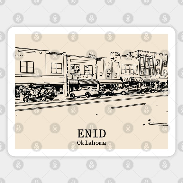 Enid - Oklahoma Magnet by Lakeric